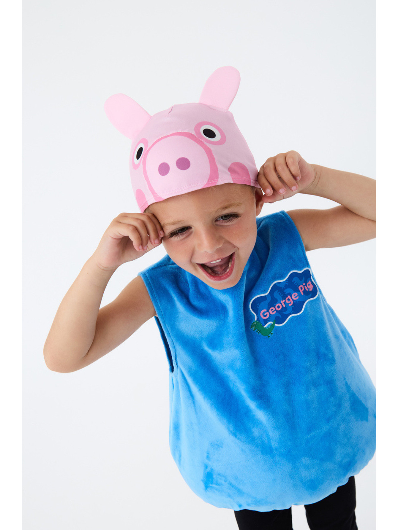 Officially Licensed George Pig Tabard with Cap Costume